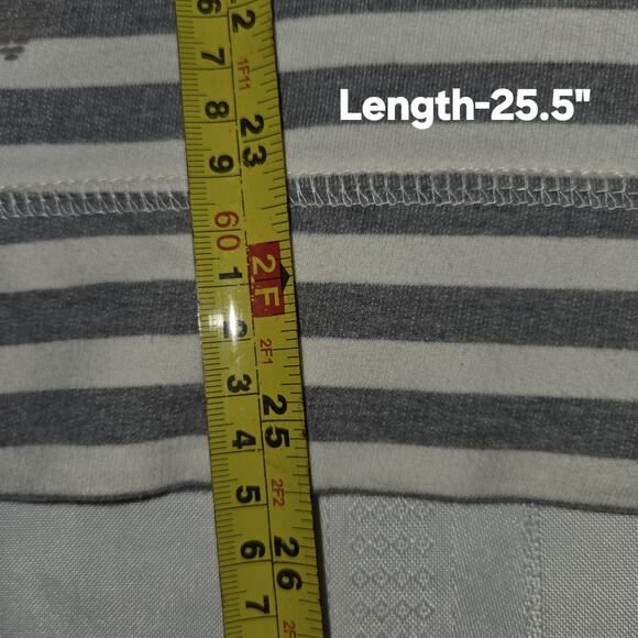 Style & Co Sport The Essential Sweatshirt Top Womens XL Gray Stripes Design - Picture 7 of 16